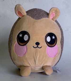 Squeezamals Harley Hedgehog Plush 8” Squishy Series 1 Stuffed Animal Toy